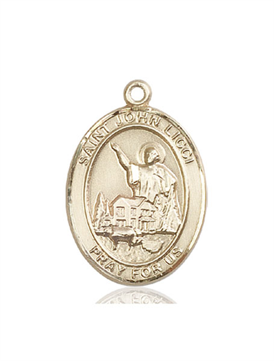 St. John Licci Medal, 14kt Gold Filled, 1"x3/4", Your Choice of Chain, # 54087