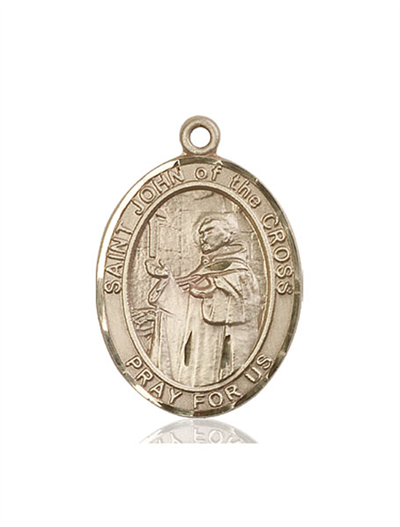 St. John of the Cross Medal, 14kt Gold Filled, 1"x3/4", Your Choice of Chain, # 54100