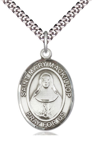 St. Mary Mackillop Medal in Fine Pewter, 1" tall, Your Choice of Chain, # 5472