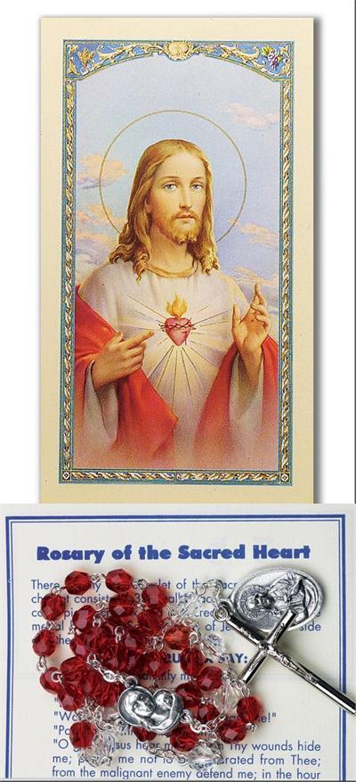 Sacred Heart Chaplet, 2-Count Pack, # 5744|Sacred Heart Chaplet