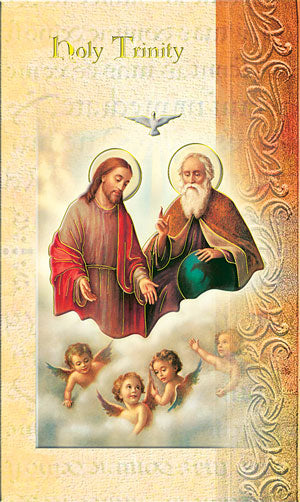 Holy Trinity Folding Prayer Card, # 59130