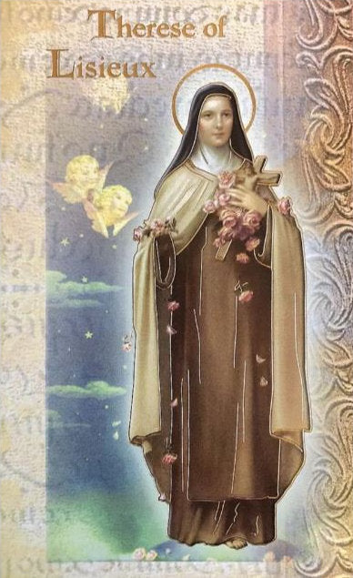 St. Therese of Lisieux Folding Prayer Card, 10-Pack, # 59150