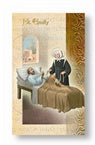 St. Emily Folding Prayer Card, # 60299
