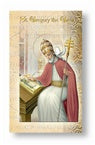 St. Gregory the Great Folding Prayer Card, # 60301
