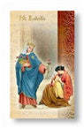 St. Isabella Folding Prayer Card, # 60303