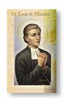 St. Louis de Montfort Folding Prayer Card, # 60308