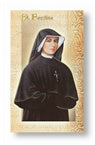 St. Faustina Folding Prayer Card, 10-Pack, # 60309