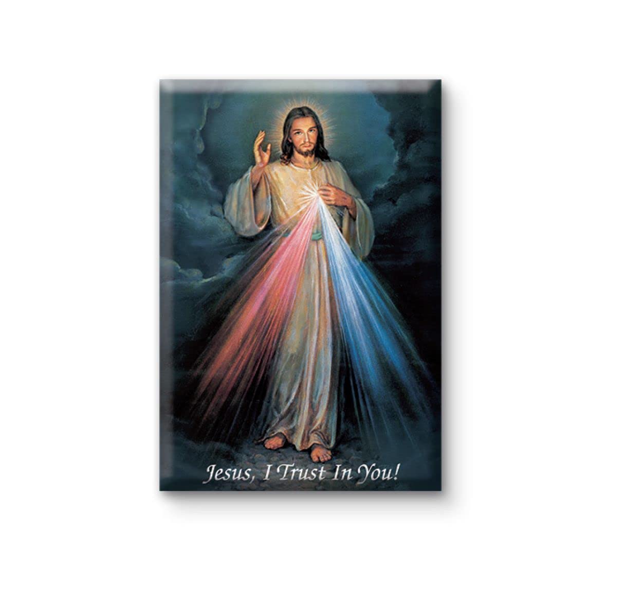 Magnet, 2-1/8" x 3-1/8", Divine Mercy, 10-Pack, # 59559