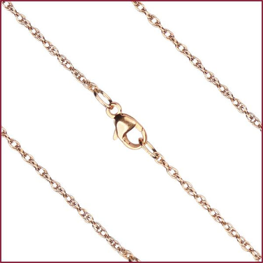 30" Light Rope Chain, 0.9mm wide, 14kt Gold Filled, # 9626