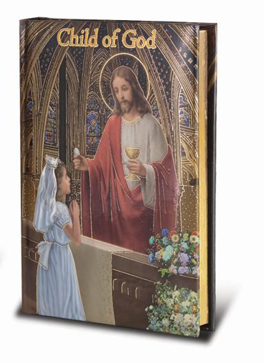 "CHILD OF GOD" FIRST COMMUNION PRAYER BOOK for Girls, # 6364