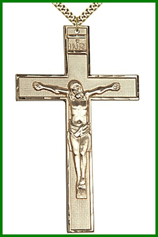 3" Crucifix 14kt Gold Filled, Your Choice of Chain, # 63733