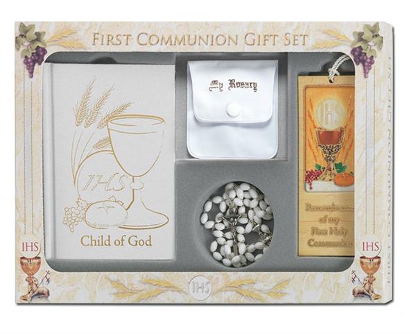 CHILD OF GOD GIRL'S DELUXE FIRST COMMUNION GIFT SET, # 6400