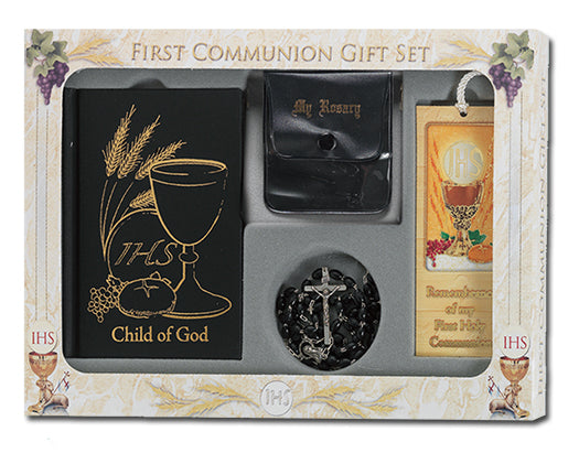 CHILD OF GOD BOY'S DELUXE FIRST COMMUNION GIFT SET, # 6403