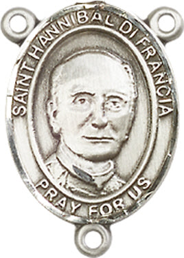 St. Hannibal di Francia Rosary Center, Sterling Silver, 3/4", # 66348
