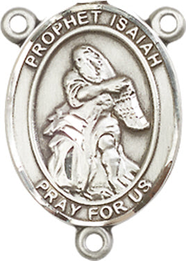 St. Isaiah Rosary Center, Sterling Silver, 3/4", # 66358