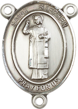 t. Stephen the Martyr Rosary Center, Sterling Silver, 3/4", # 66467