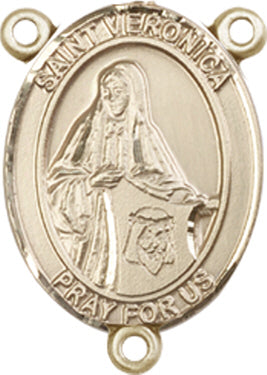 St. Veronica Rosary Center, 14kt Gold Filled, 3/4", # 66502