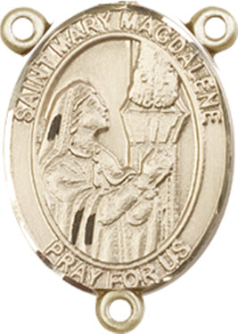 St. Mary Magdalene Rosary Center, 14kt Gold Filled, 3/4", # 66504
