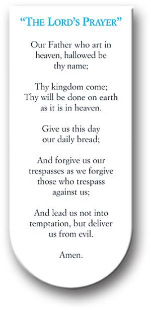 Magnetic Bookmark, 3", The Lord's Prayer, 10-Pack, # 70353