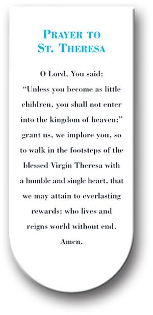 Magnetic Bookmark, 3", St. Therese Lisieux, 10-Pack, # 70362