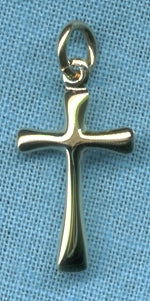 Maltese Cross, 3/4", Solid 14kt Gold, Free Chain, # 7045