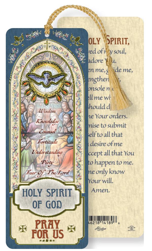 Holy Spirit / Confirmation Laminated Gold Foil Bookmark, 10-Pack, # 7095