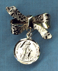 Bow Guardian Angel Pin, 14kt Gold Filled, # 7159