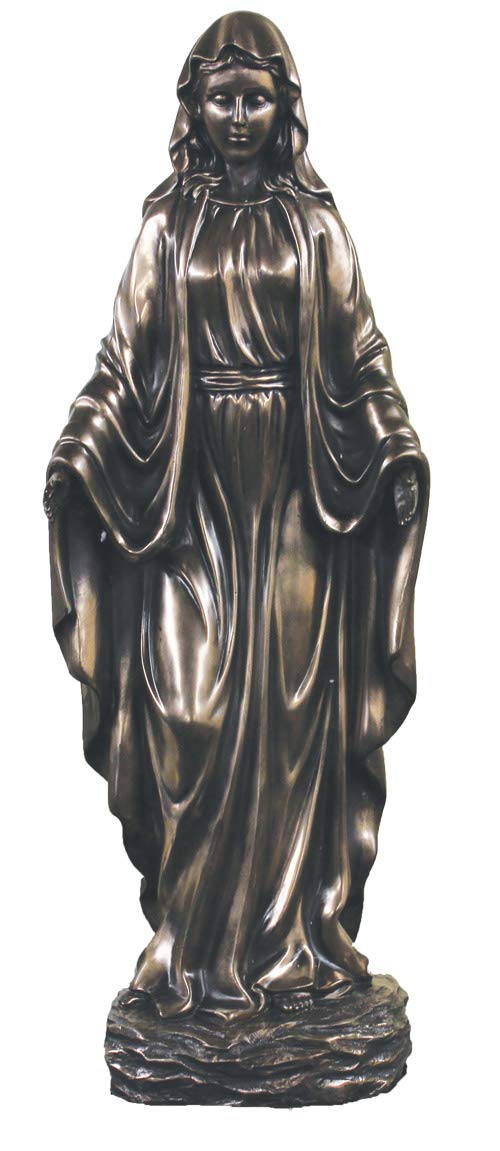 20" Our Lady of Grace Statue, Cold Cast Bronze, # 99400