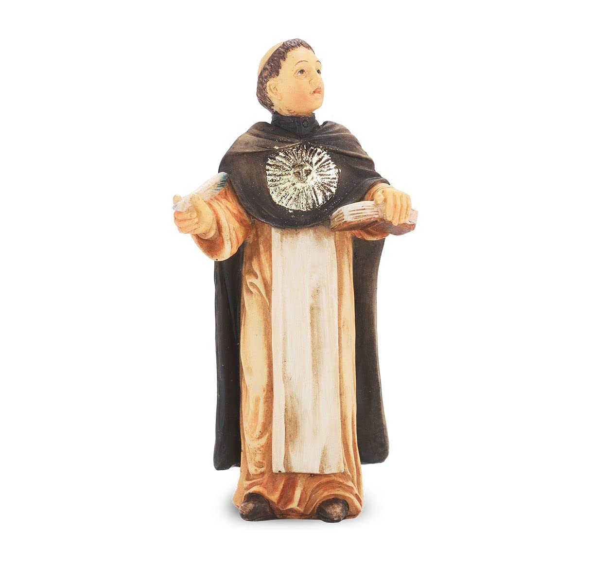 4" Full Color Resin Statue, St. Thomas Aquinas, # 65401