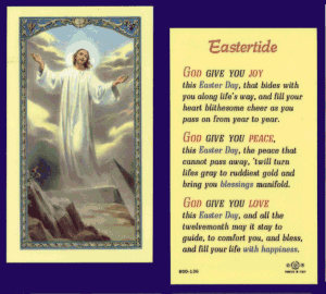 Eastertide: Laminated Holy Card, # 99745