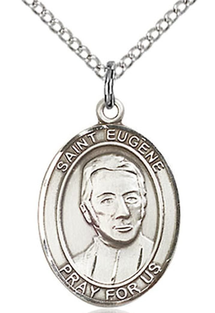 St. Eugene de Mazenod Medal in Fine Pewter, 3/4" tall, Your Choice of Chain # 17029