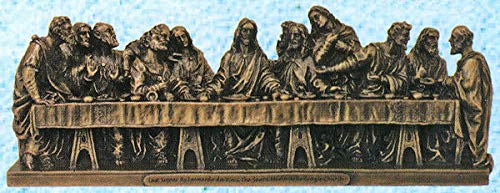 Last Supper Bronzed Resin 9", 92039