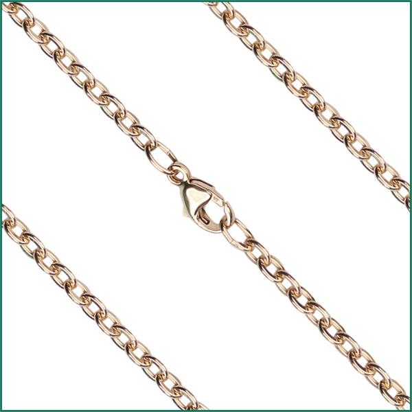 20" Cable Flat Chain, 2.95mm wide, 14kt Gold Filled, # 9577