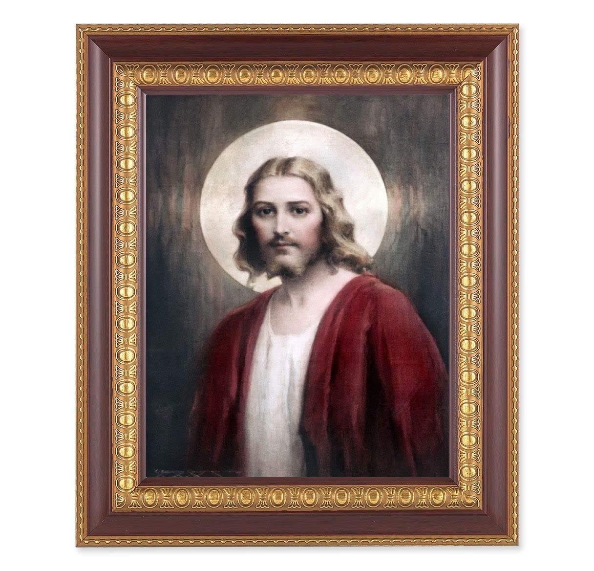 Chambers: Confide in Me, 11-1/2"x13-1/2, Cherry Finish with Gold Egg & Dart Frame, Italian Print Under Glass # 26103