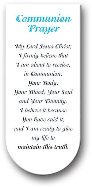 Magnetic Bookmark, 3", Boy First Communion, 10-Pack, # 96222