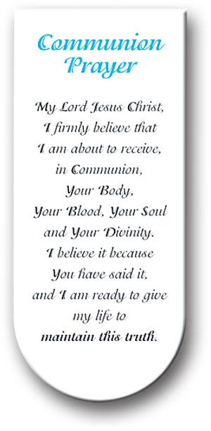 Magnetic Bookmark, 3", Girl First Communion, 10-Pack, # 96223