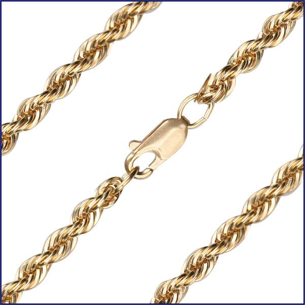20" Heavy French Rope Chain, 3.75mm wide, 14kt Gold Filled, # 9629