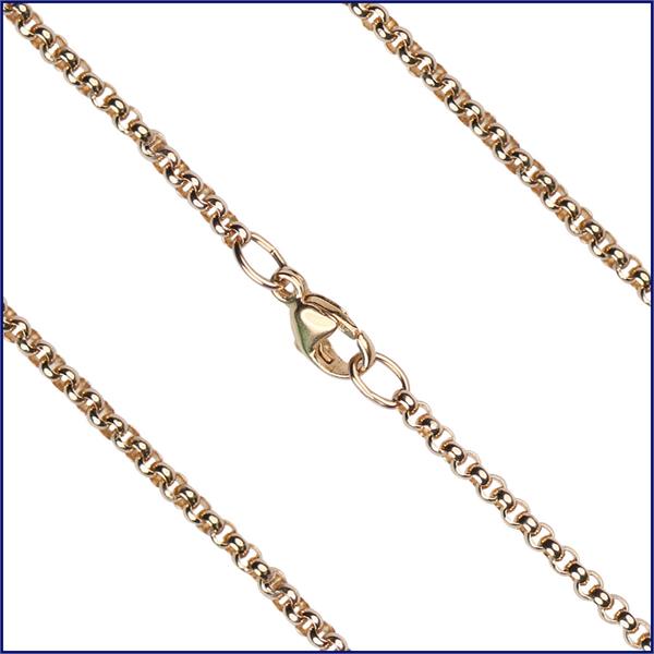 20" Light Rolo Chain, 2.1mm wide, 14kt Gold Filled, # 9635