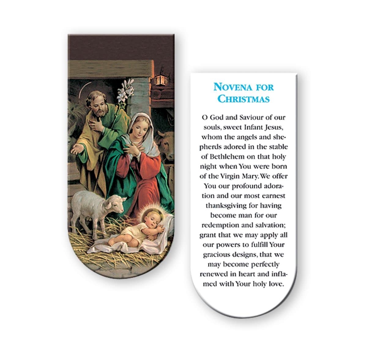 Magnetic Bookmark, 3", Nativity / Christmas, 10-Pack, # 96221