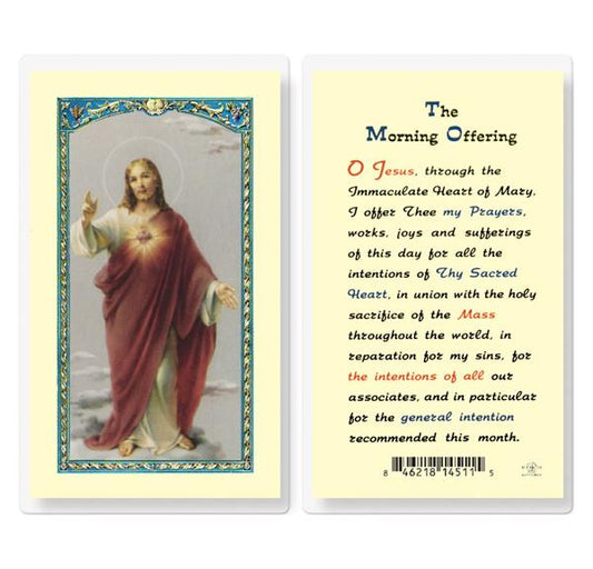 The Morning Offering Laminated Holy Cards, 25-Count Value Pack # 99752