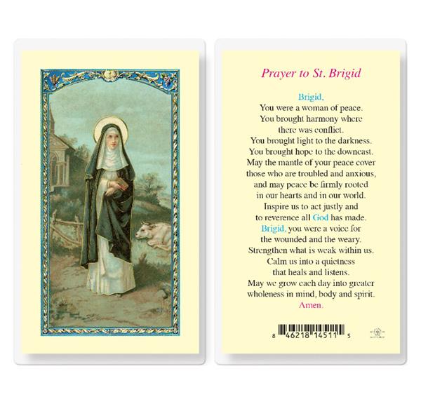 St. Brigid Laminated Holy Cards, 25-Count Value Pack # 99848