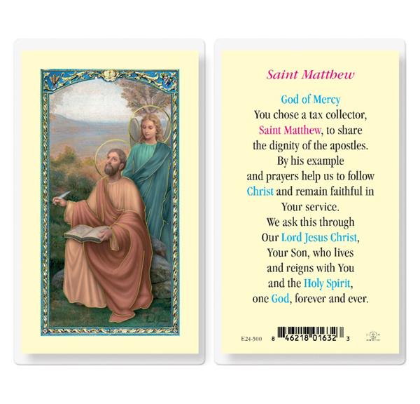 St. Matthew Laminated Holy Cards, 25-Count Value Pack # 99892