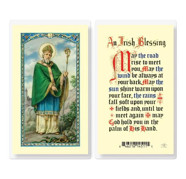 an Irish Blessing Laminated Holy Cards, 25-Count Value Pack # 99947