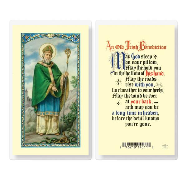 an Old Irish Benediction Laminated Holy Cards, 25-Count Value Pack # 99948