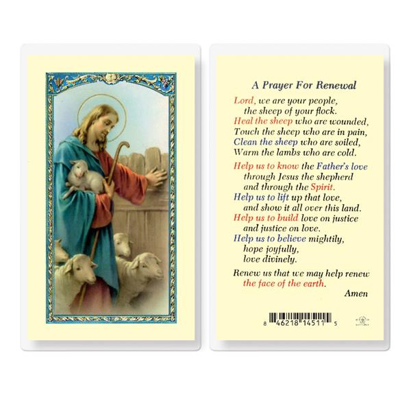 A Prayer for Renewal Laminated Holy Cards, 25-Count Value Pack # 99986