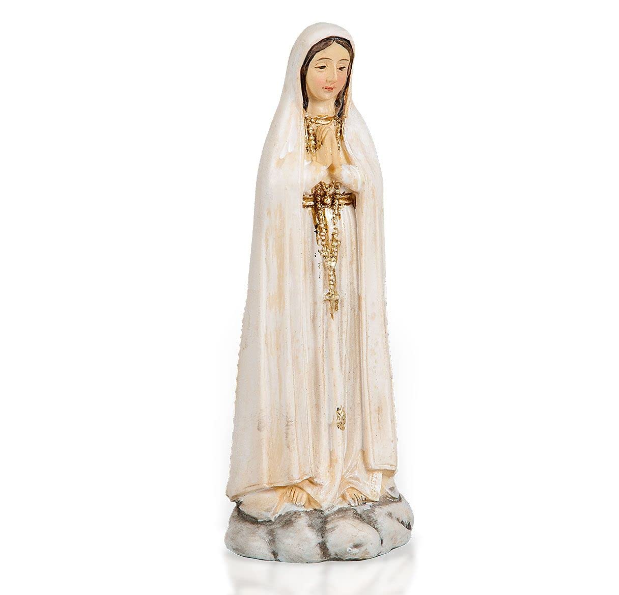 4" Full Color Resin Statue, Our Lady of Fatima, # 65370