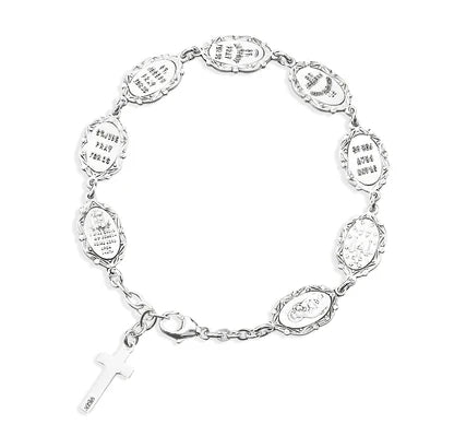 All Sterling Saints Bracelet, #6742
