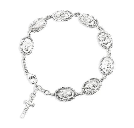 All Sterling Saints Bracelet, #6742