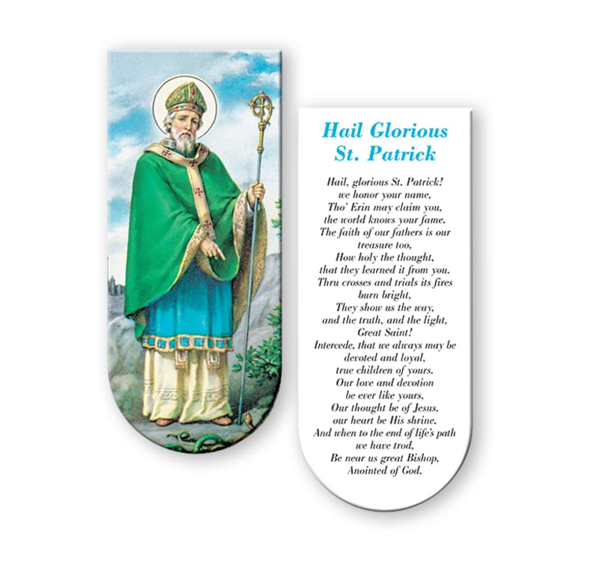 Magnetic Bookmark, 3", St. Patrick, 10-Pack, # 70366