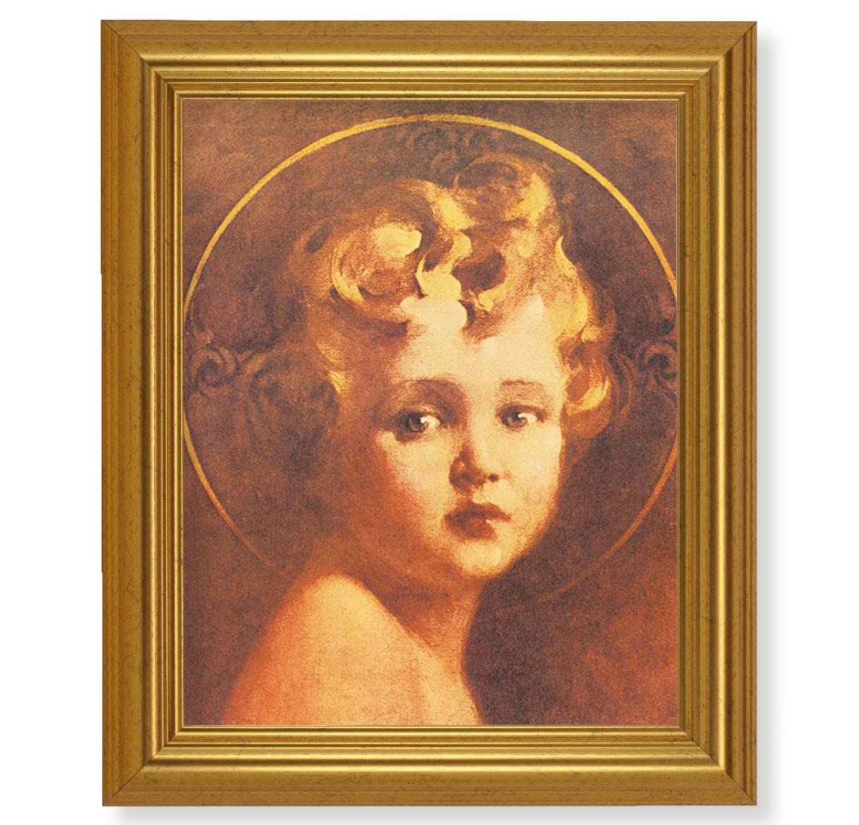 Chambers: Light of The World, 10"x12" Gold-Leaf Finished Classic Frame, Italian Print on Artboard # 27149